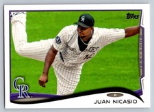 2014 Topps #13 Juan Nicasio Colorado Rockies