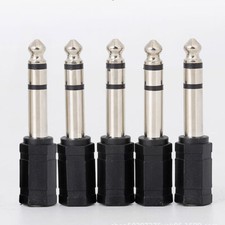 3.5 Female Hole to 6.35 Male Adaptor Stereo Small to Large Audio Adaptor