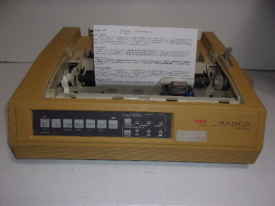 OKI MICROLINE   520  Dot Matrix Printer 9 PIN  - Tested Working