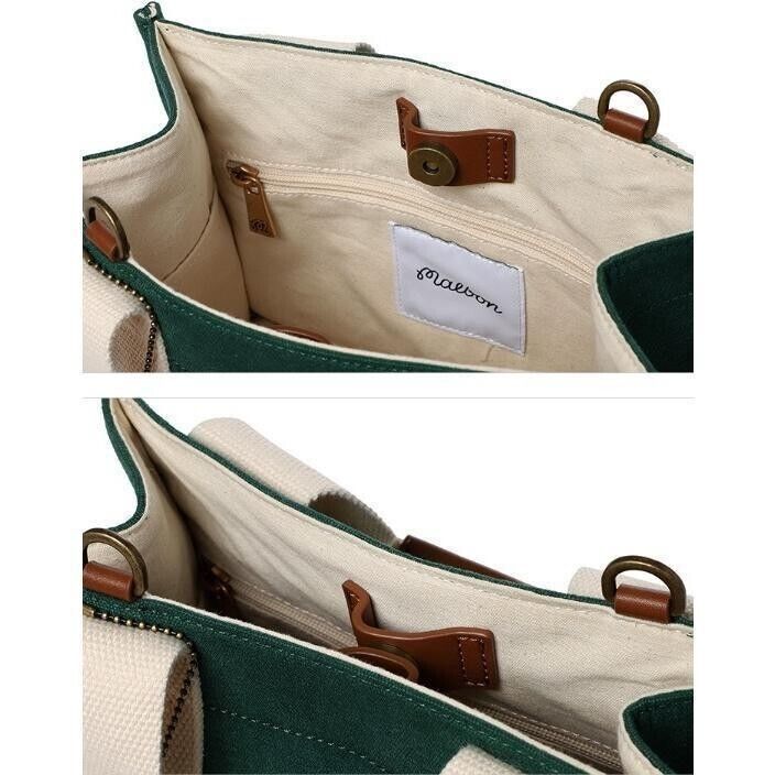 MALBON GOLF Tote Bag Shoulder Bag Canvas Material 2way 3 MALBON GOLF Tote Bag Shoulder Bag Canvas Material 2way 3