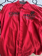 Men  s Camp David XL Embroidered Premium Golf Club in Red