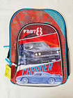 Fast and Furious 8 Charger Backpack 16" w/ Side Mesh Pockets Red Reflective NWT