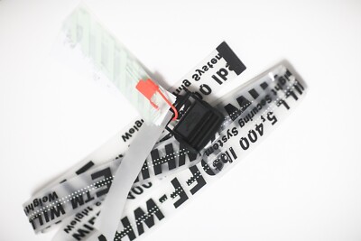 Off White Transparent Rubber Clear Black Industrial Belt 200cm | eBay