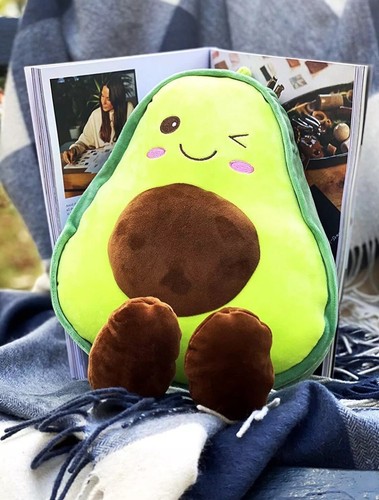 Aguacate relleno cómodo | Juguete de felpa suave para frutas de 15,748 pulgadas almohada para abrazar regalos - Imagen 2 de 7