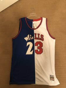 mitchell and ness split shirt