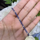 Tennis Bracelet 14K White Gold Plated 8Ct Round Lab Created Sapphire & Diamond