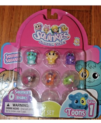 SQUINKIES Collector Series -Toons 1- New In Package