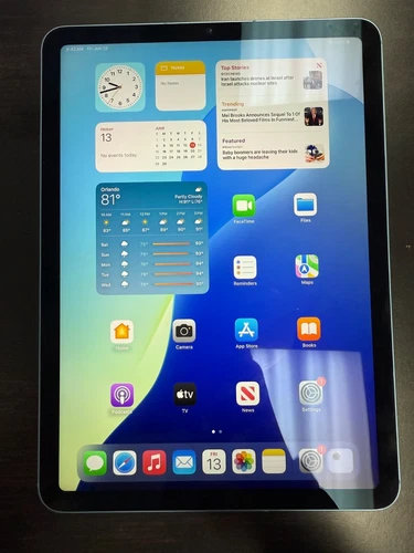 Apple iPad Air (5th Generation) A2591 64 GB, Wi-Fi + 5G, 10.9 in - Blue