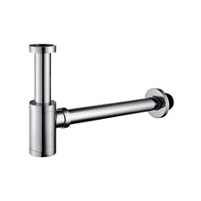 Ayna Supply Brass Bathroom Sink P Traps in Brushed Nickel