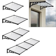 Door Awning Canopy Rain Shelter Front Back Porch Outdoor Shade Patio Roof Cover
