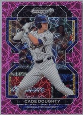 2022 Panini Prizm Draft Picks Neon Pink Velocity #PDP78 Cade Doughty