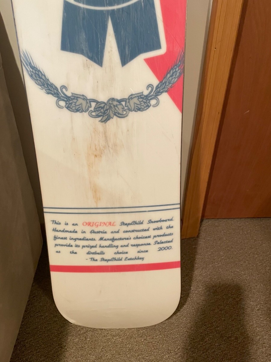 Stepchild Latchkey Snowboard Pabst PBR 156 cm | eBay