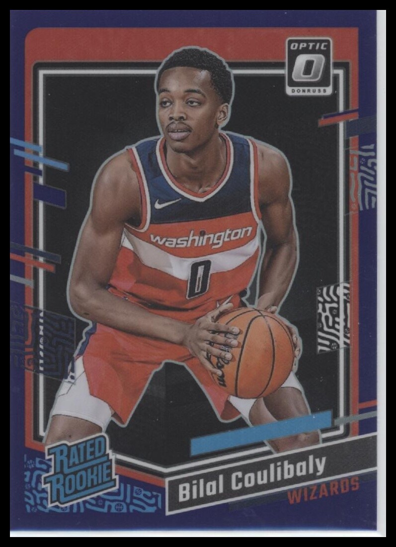 2023-24 Donruss Optic #243 Bilal Coulibaly Purple