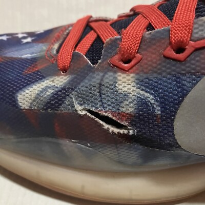 Nike Kobe 10 X USA 2015 Independence Day Shoe US Men Size 12 Used AUTHENTIC Rare Nike Kobe 10 X USA 2015 Independence Day Shoe US Men Size 11  main image 2