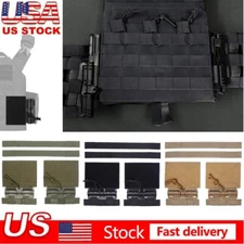 US Tactical MOLLE Vest Quick Release Buckle Set Fast Fit Molle Side Belt Straps