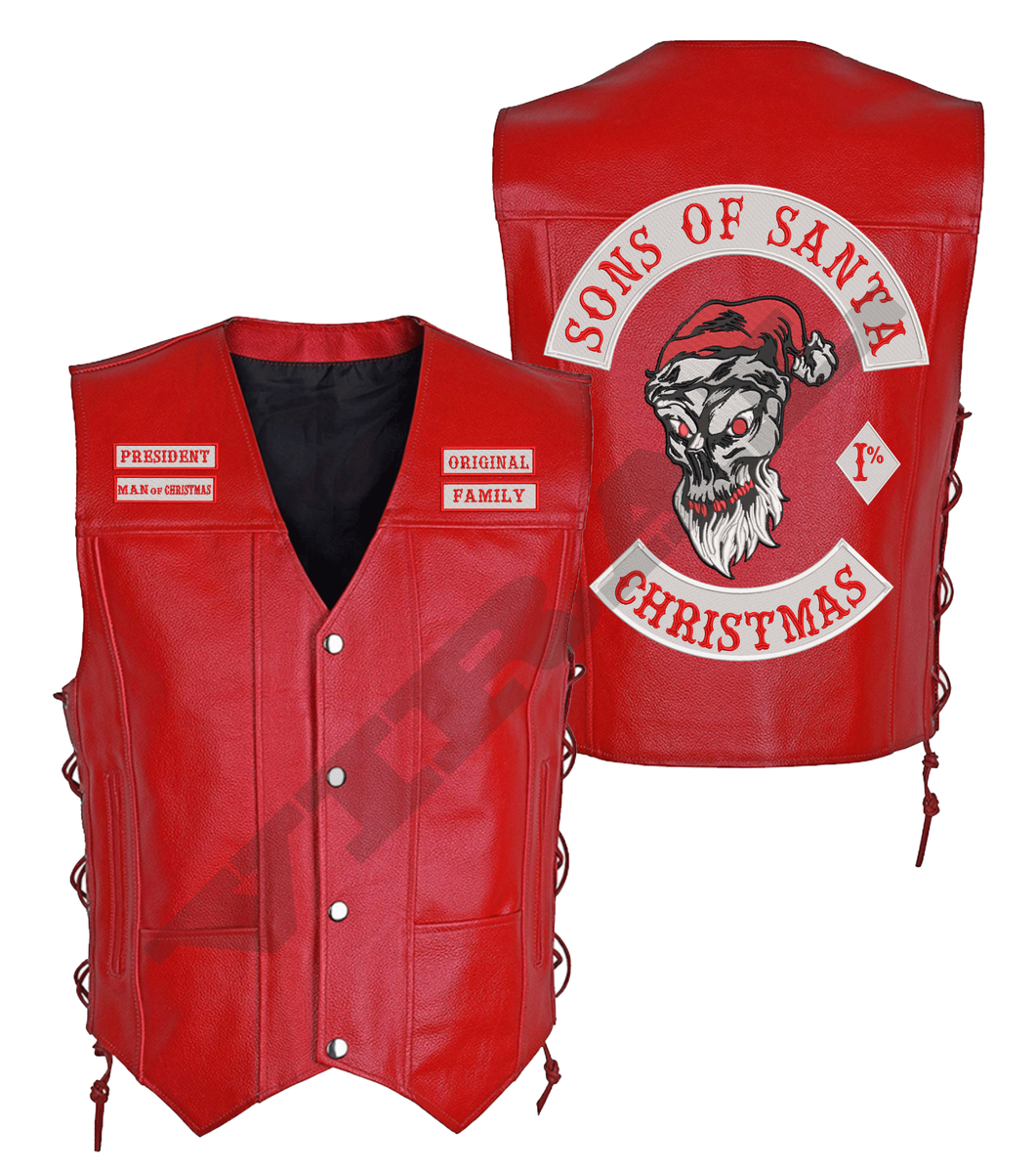 Sons of Santa Christmas Leather Club Biker Motorcycle Club Sons of Santa Christmas Leather Club Biker Motorcycle Club
