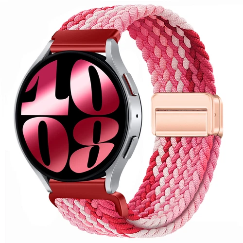 Correa de reloj de pulsera magnética de nailon trenzado de 18 mm 20 mm 22 mm correa de liberación rápida - Imagen 60 de 169