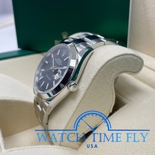 Rolex UNWORN Datejust 41mm 126300 Oyster Bracelet Black Index Stainless Steel 4