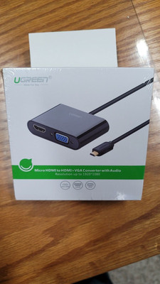 UGREEN Micro HDMI to HDMI/VGA M115 Converter