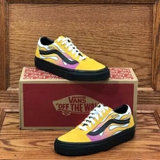 Vans Old Skool Flame Banana Black Shoes
