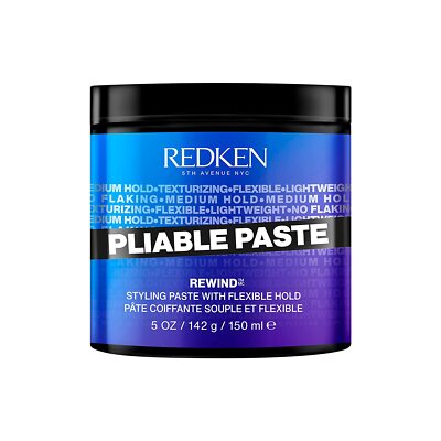 NEW! Redken Pliable Paste, Rewind, Styling Paste with Flexible Hold - 5 oz