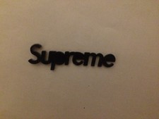 Supreme injection molded keychain