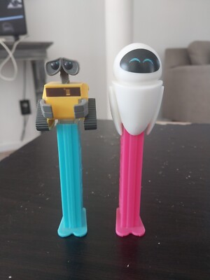 Wall-e And Eve Pez Dispensers 