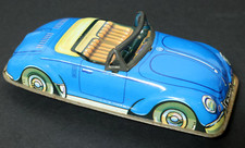 Original Jean Höfler VW Beetle Convertible Tin Toy Car, 1945-1970