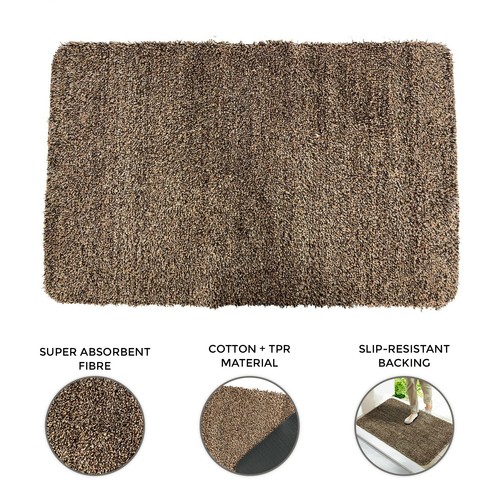 Super Absorbent Doormat Magic Step Door Mat Microfibre Washable Indoor Outdoor - Picture 9 of 15