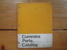 Cummins Diesel Engine NT-5 1/2" Bore, 855 Series Parts Catalog