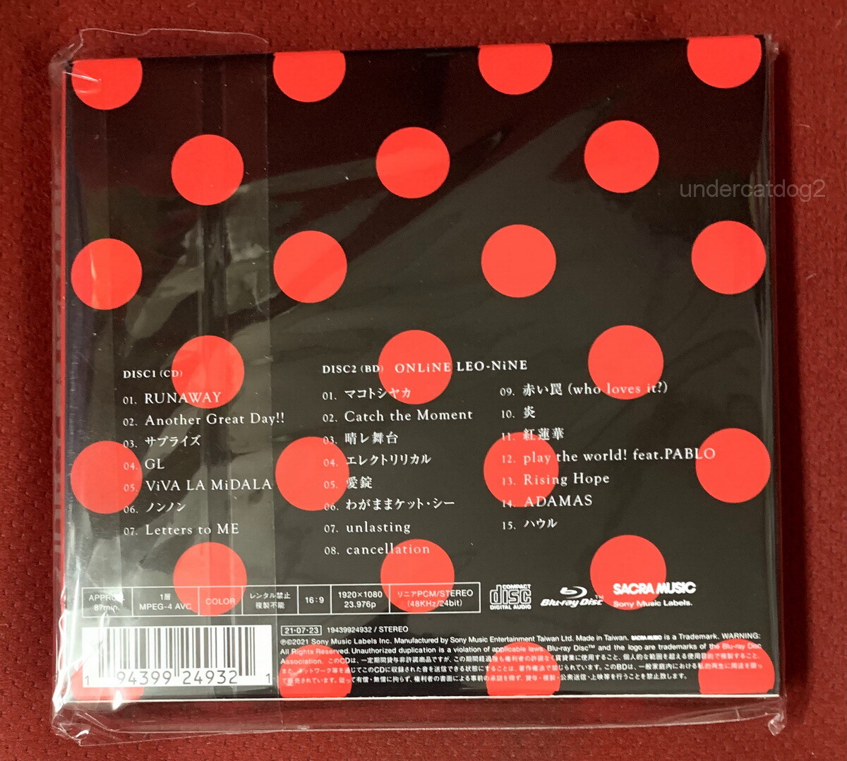 LiSA LADYBUG 2021 Taiwan Ltd CD+BD (Blu-ray) | eBay