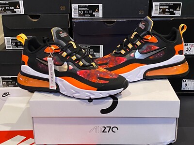 Nike Air Max 270 React \u0026#034;SUPERNOVA Black/Metallic Silver GALAXY  CW8567-001 SZ 12 | eBay