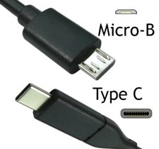1m USB Type C to Micro B Cable Data & Sync OTG Charging Lead | Universal Charge