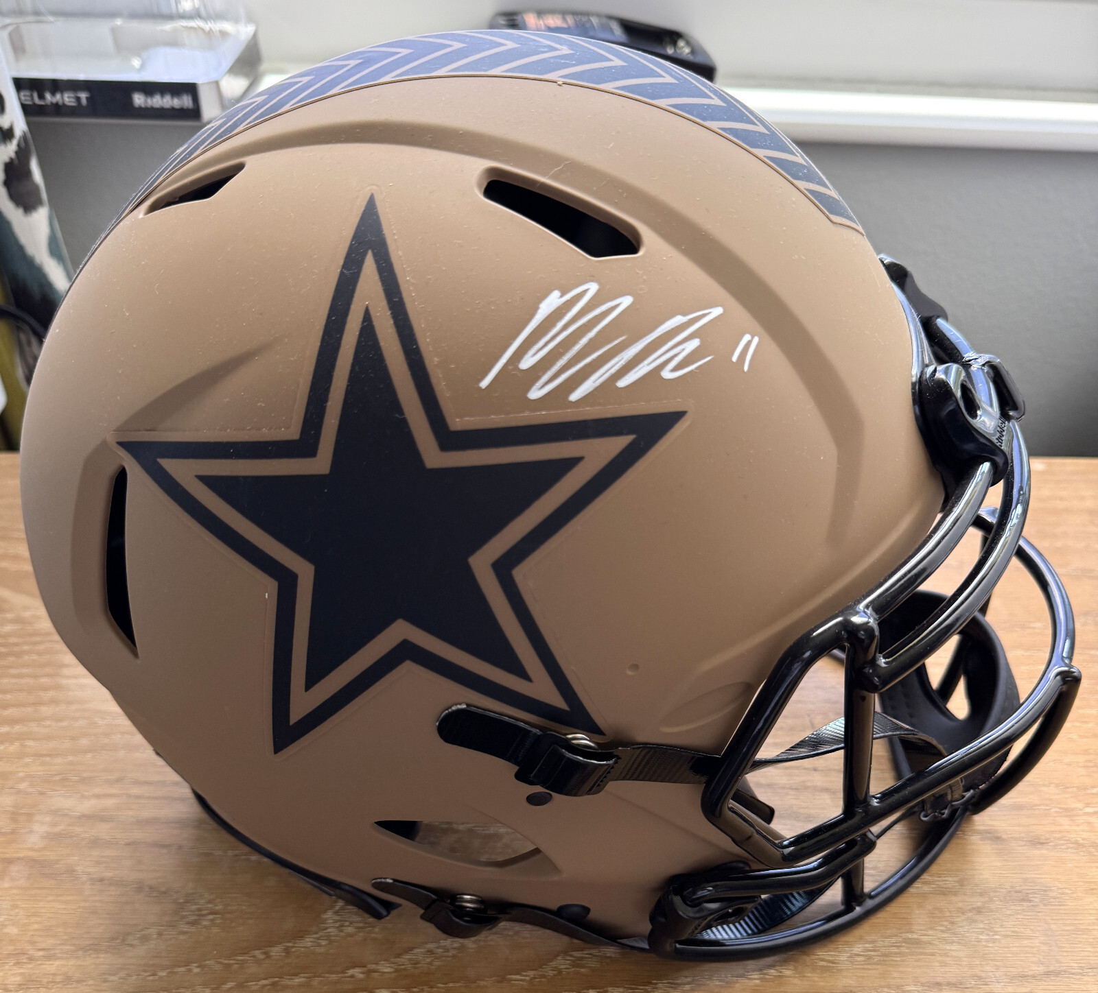 Micah Parsons Autographed Signed Dallas Cowboys Full-Size Authentic On-Field S2S Helmet 