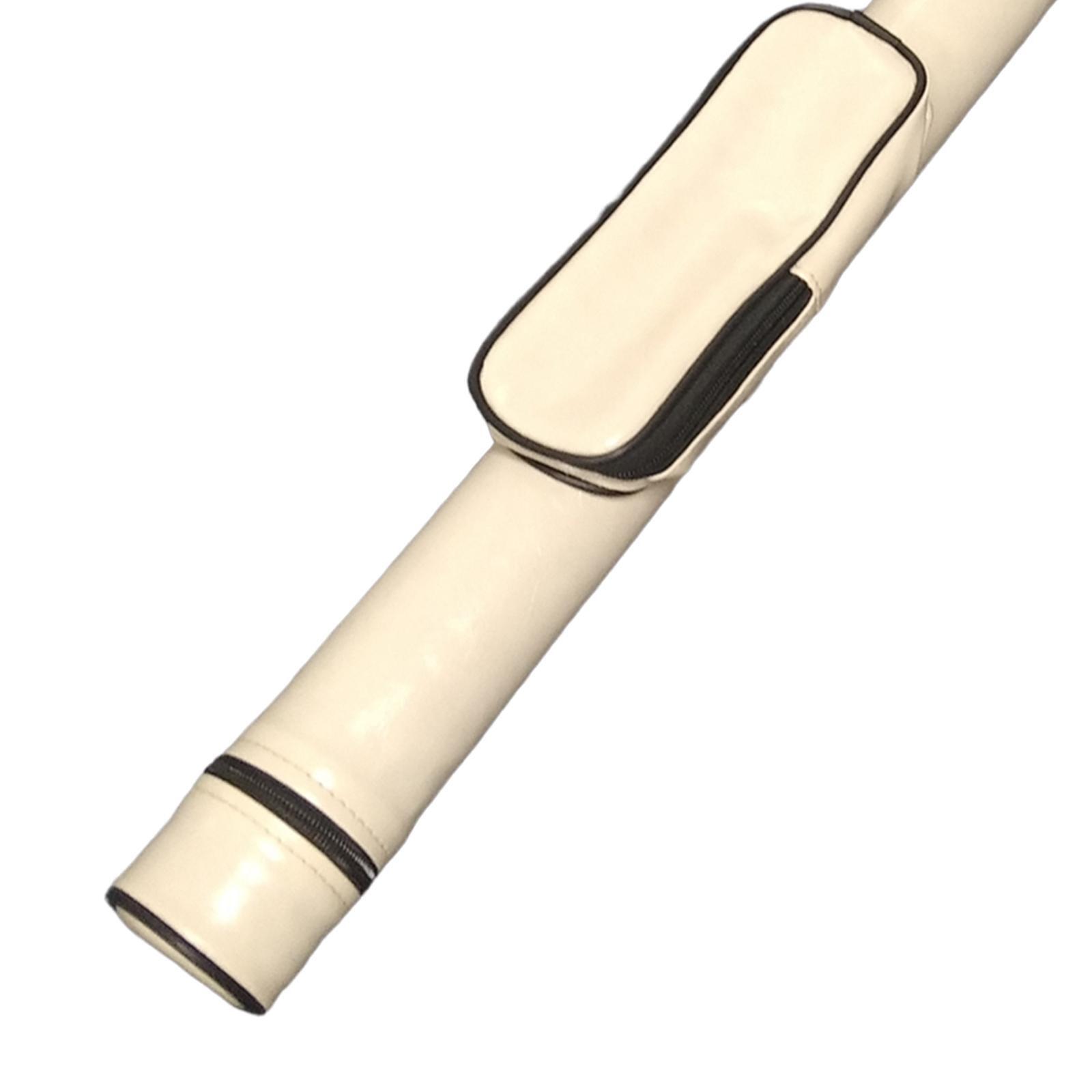 1/2 Oval Billiard Cue Case Stylish Holder with Zipper American Pool Cue