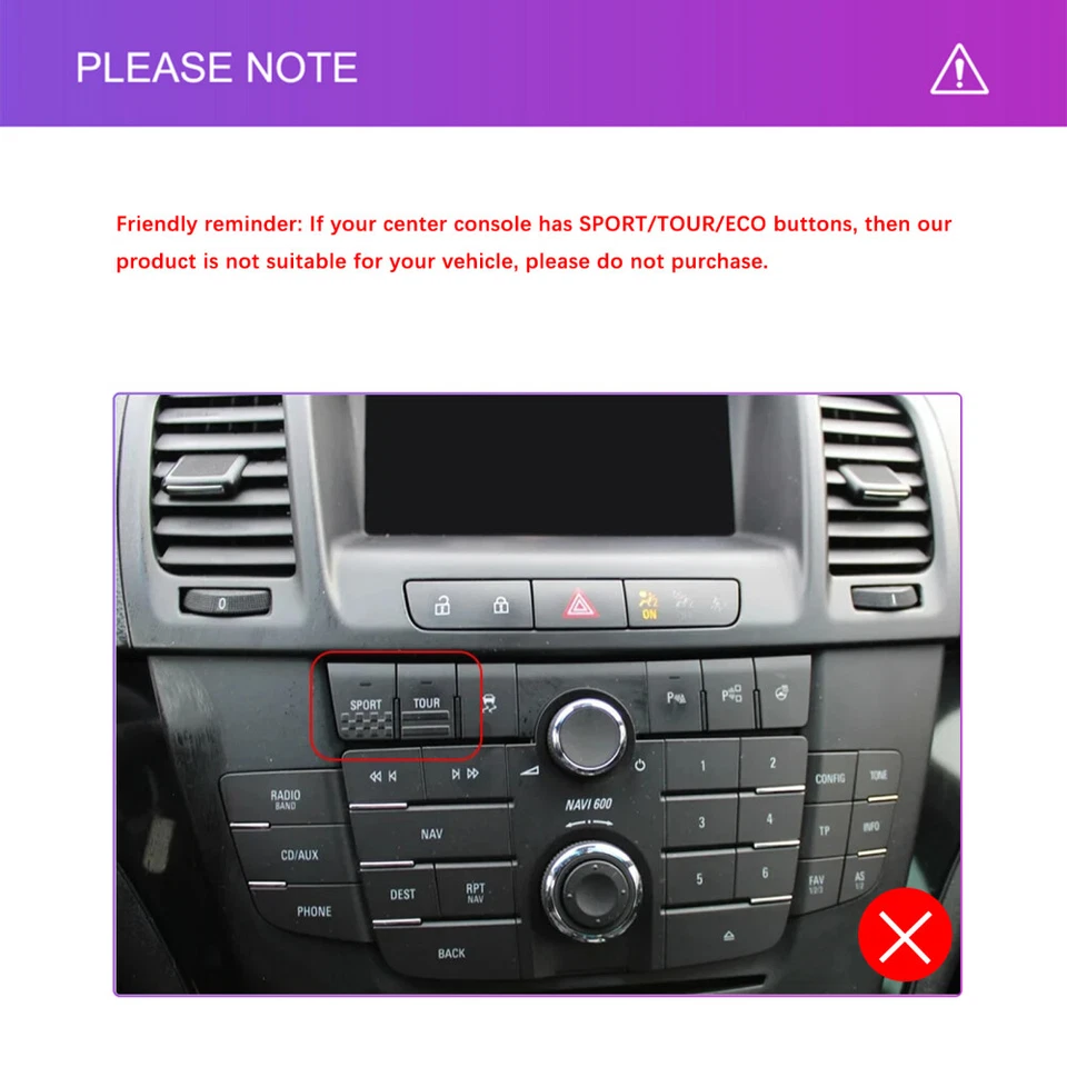 9.7" Android 15 Autoradio GPS BT Carplay 64GB Für Opel Insignia A 2008-2013 +KAM - Bild 2 von 4