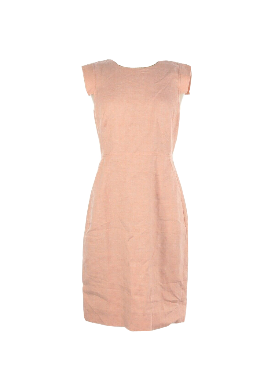 NWT J.Crew Resume Sheath in Orange Sorbet Stretch Linen Dress 10 $168 | eBay