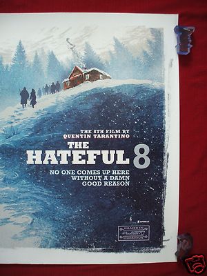 Affiche Film The Hateful Eight 2015 - Poster Art Déco Sur Toile - Décoration Murale