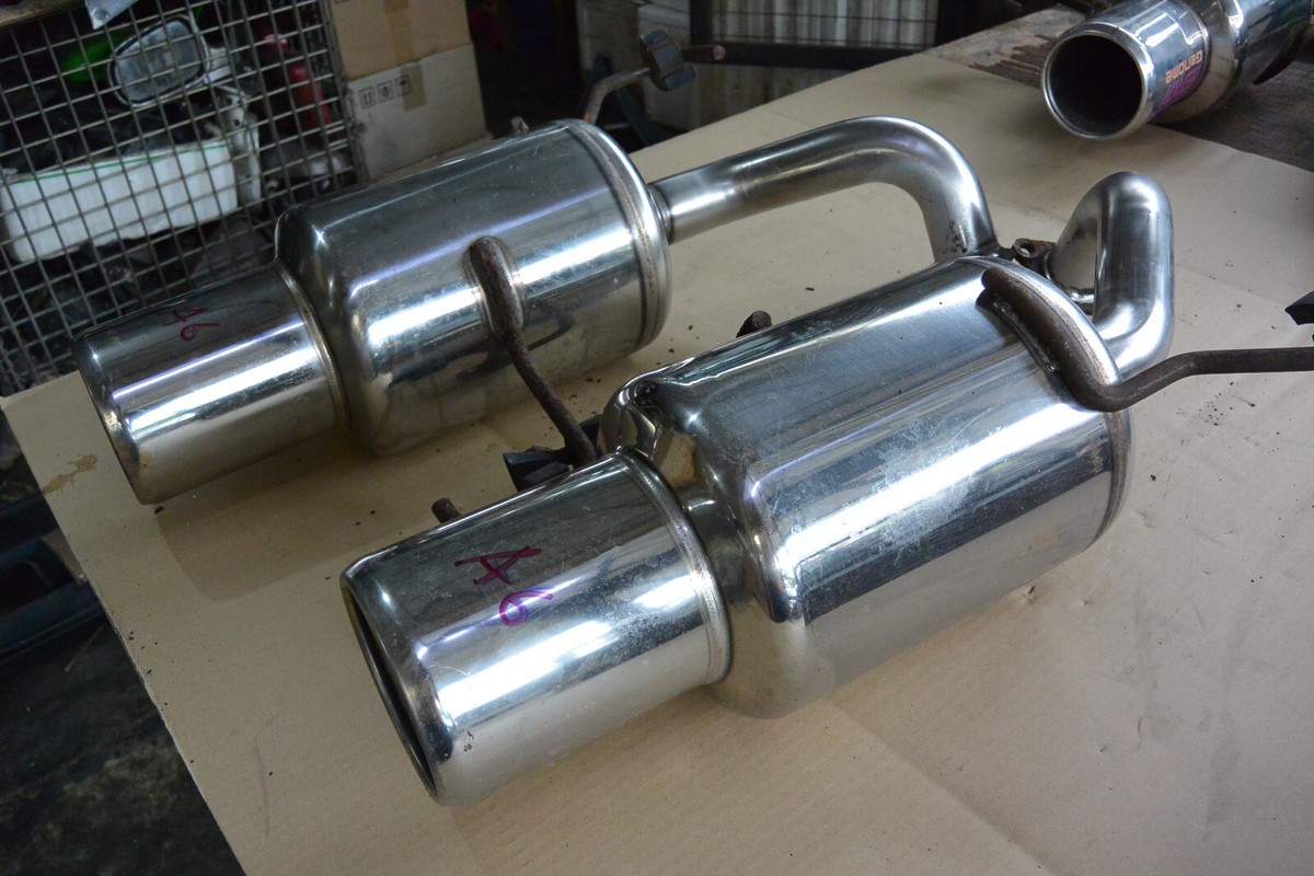JDM Genome Subaru Legacy BL5 BP5 B4 Sti twin exhaust muffler bh5