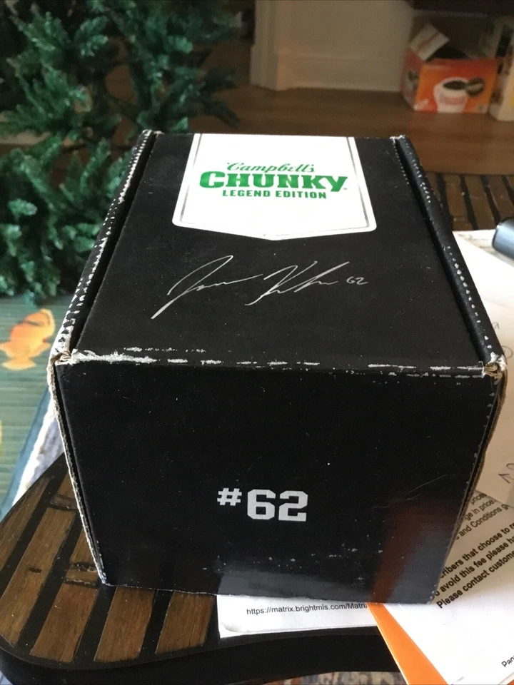 Campbell's Chunky Soup Legend e Edição Limitada JASON KELCE Super Bowl Champ Can - Imagem 3 de 3