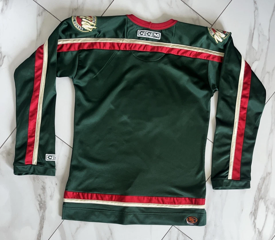 Camiseta deportiva vintage Minnesota Wild CCM "For Her" para mujer mediana bordada RARA NHL Foto 2 de 4