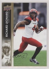 2022 Upper Deck CFL Gold Richard Leonard #44 1o9l