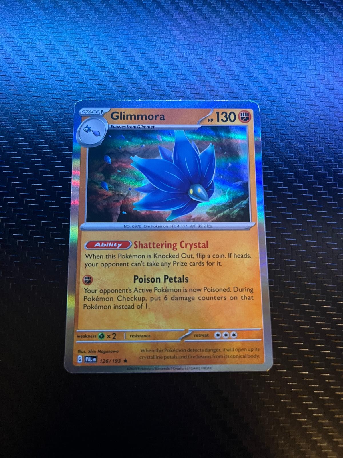 Glimmora 126/193 Rare Paldea Evolved Pokemon Holo Near Mint