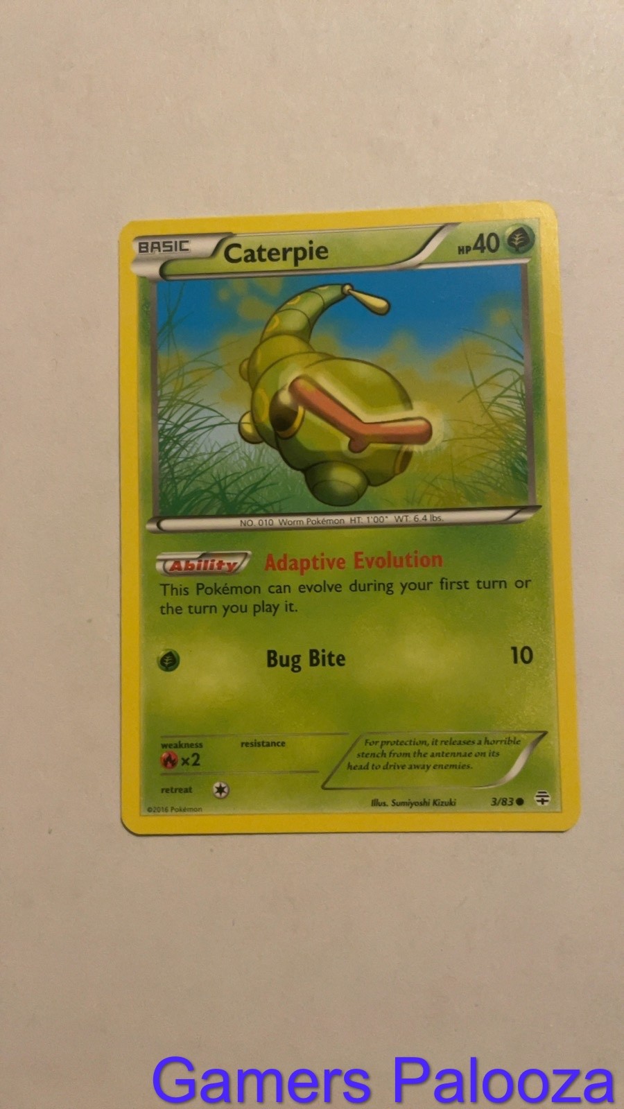 Caterpie 3/83 Common Generations Pokemon Near Mint