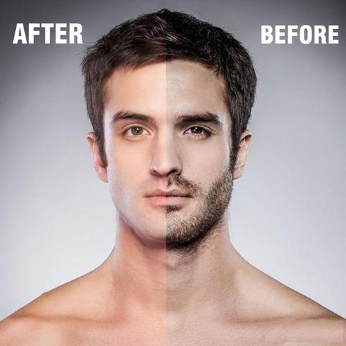 Waterproof Portable USB Men's Shaver, Mini Double Head Washable Electric Razor - Picture 8 of 23