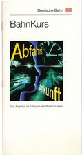 DB Deutsche Bahn Übersicht über die lieferbaren Kursbücher und el. Informationen