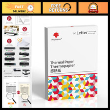 Phomemo Thermal Printer Paper 8.5'' 11'' for M08F M832D M832 M834, 100Pcs