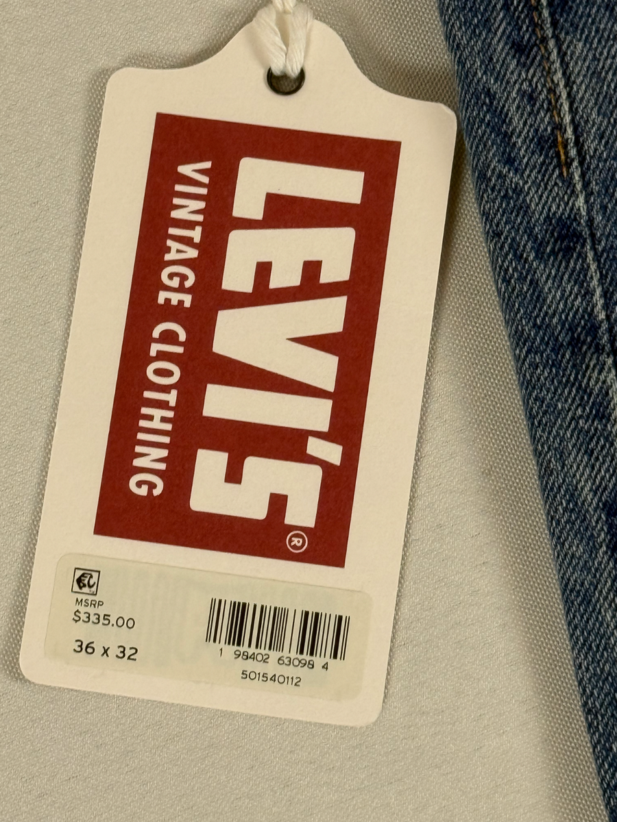 LEVIS VINTAGE CLOTHING LVC 1954 501XX IN DREAMS 36X32 NWT JAPAN