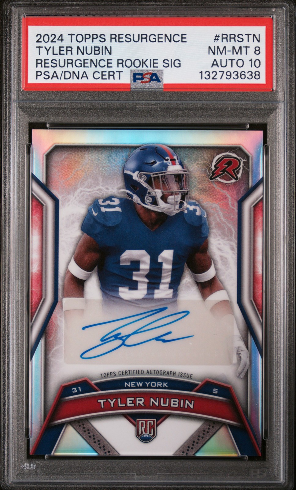 Tyler Nubin Topps Resurgence Resurgence Rookie Signatures #RRSTN Base