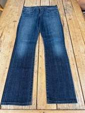 Fabulous CITIZENS OF HUMANITY "Ava" Low Rise Straight Leg Faded Blue Denim JEANS